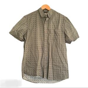 Kennington Gray and Blue Slim Fit Shirt- L